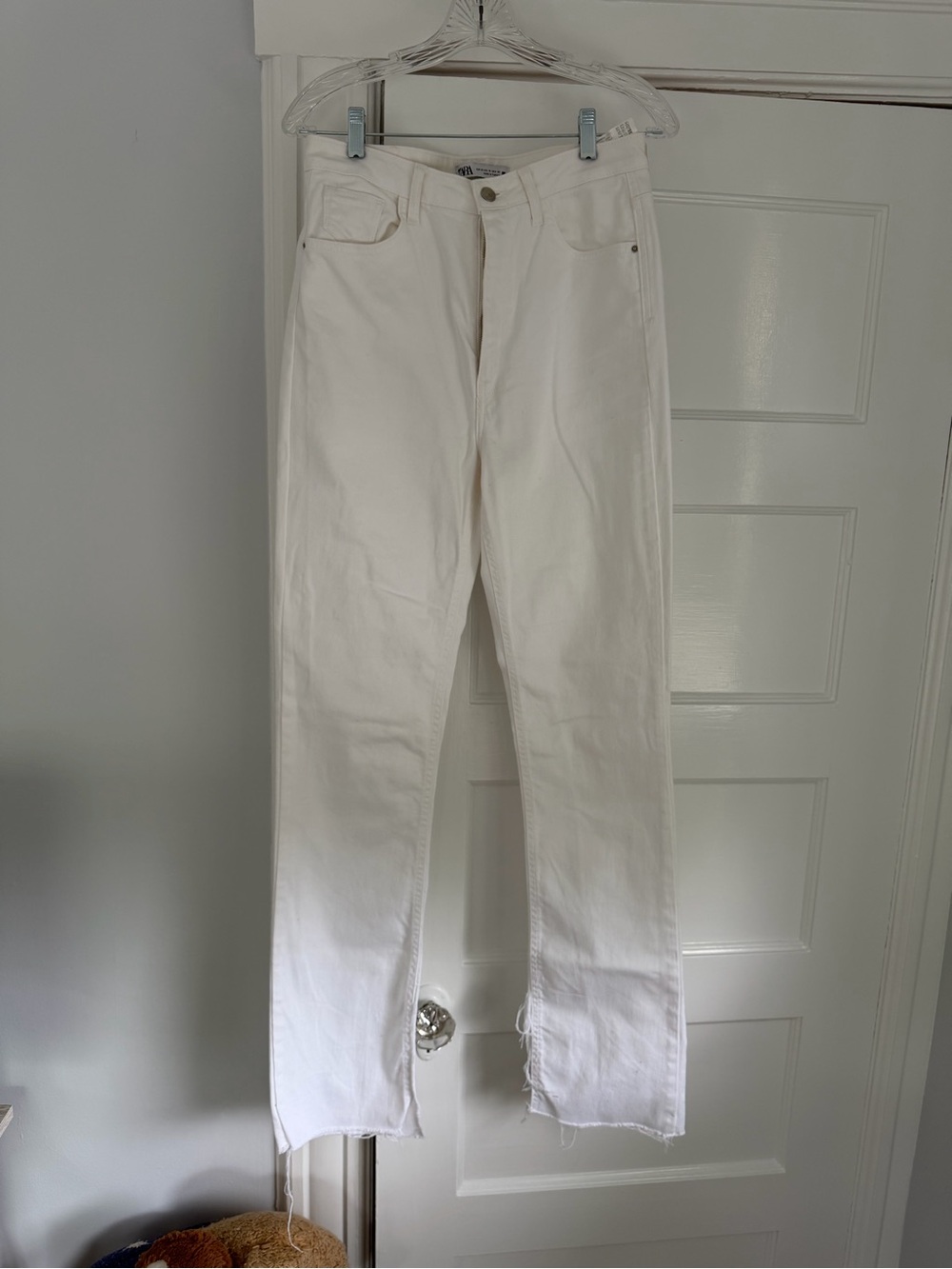 ZARA Z1975 HIGH RISE SLIM FLARED JEANS